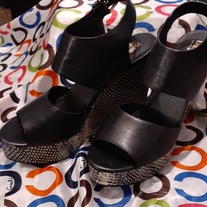 Mossimo Black Platform Wedges